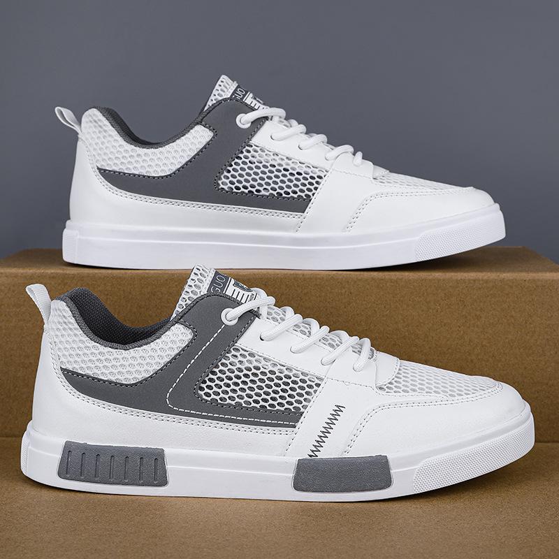 Men's Summer Breathable 2025 Hot Sale New Fashion Thin Hollow Mesh Shoes Sneaker Casual Whiteboard Shoes Trendy Shoes