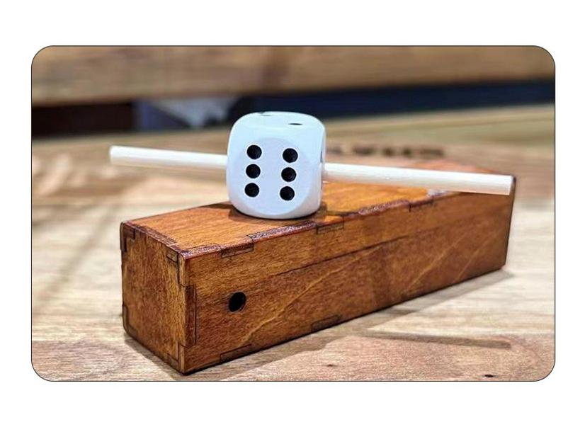 Northern Magic Trä Houdini Tärningar Escape Props - Interaktivt, Close-up Magiverktyg.
