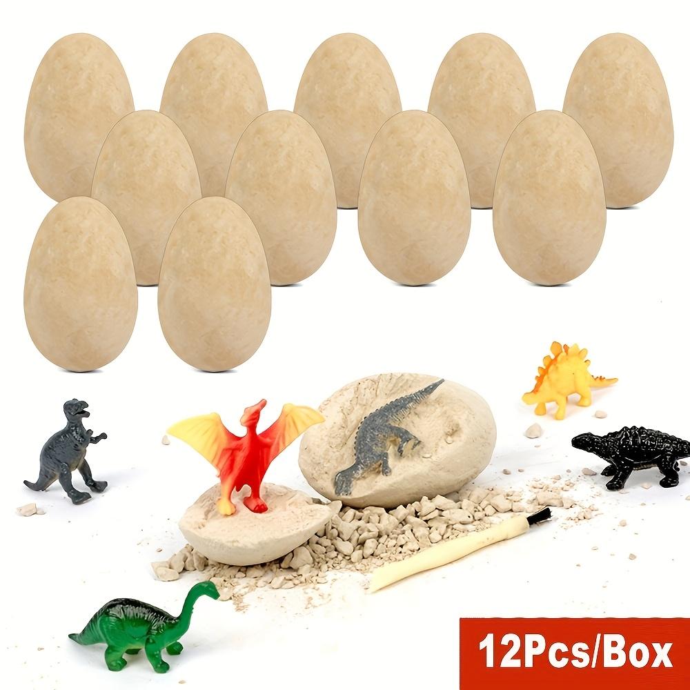 A Set of Dinosaur Fossil Excavation Eggs - 12 Unique Dinosaur Eggs,Excavate Several Unique Dinosaur Eggs, an Archaeological Dinosaur Egg Kit