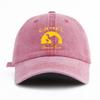 1pz Cappellino da Baseball Lavato con Stampa CAMMELLO per Adulti, Stile Retro Minimalista Casual Morbido Regolabile Cappello da Papà, Perfetto Come Regalo