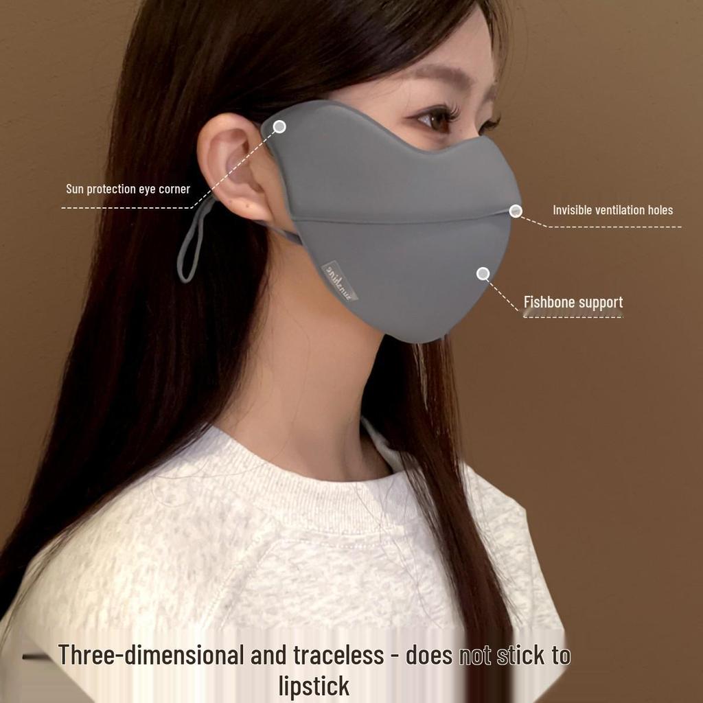 Instant 1.54 Yuan Discount: Women's Windproof Breathable Face Mask for Autumn/Winter