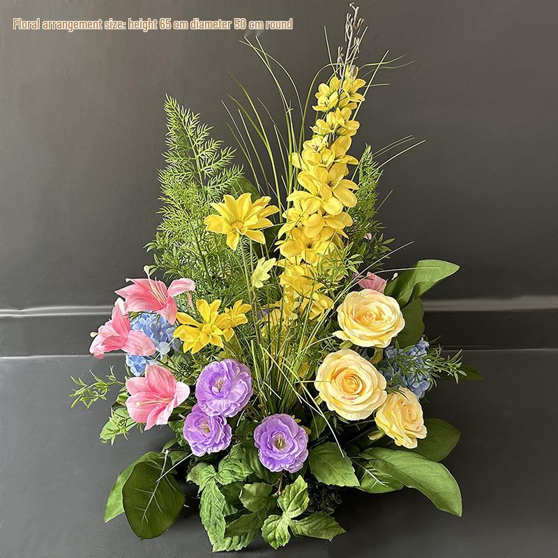 Monet Garden Wedding Floral Installation for T-Stage & Window Decoration