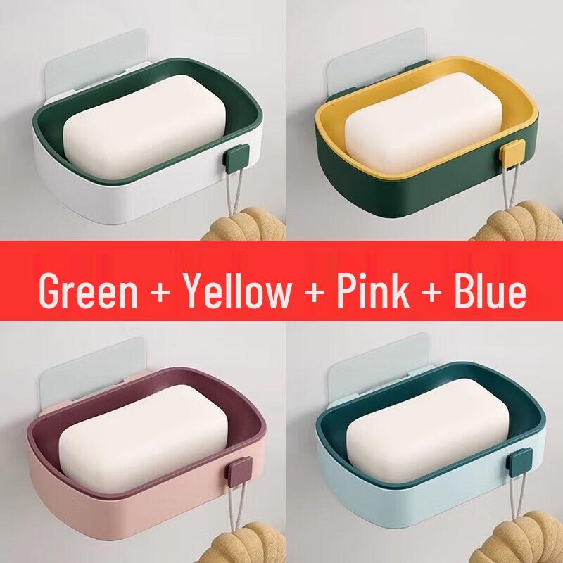 LIEI Wall-Mounted Double-Layer Soap Dish