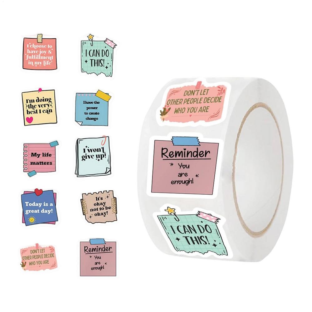 500pcs Motivational Stickers School Reward Stickers for Kids Students, inspiring phrases, encouraging quotes, cute stickers