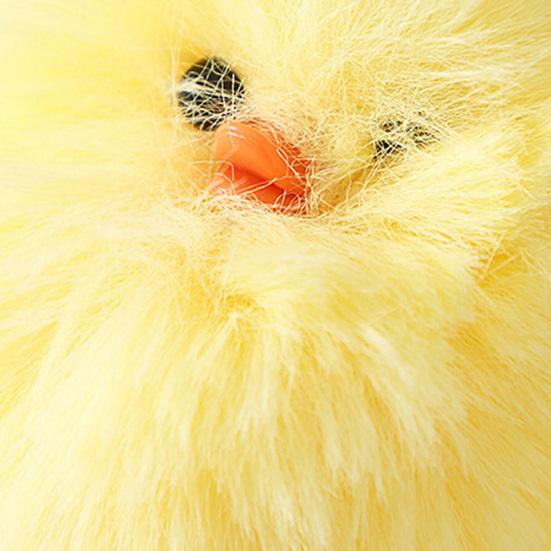 Cute Chick Plush Doll Pendant Car Keychain Key Ring Bag Hanging Decor Gift