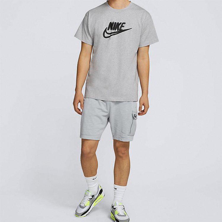 Nike Drop Shoulder Sleeve T Shirt Men's Light Gray CT6491-902