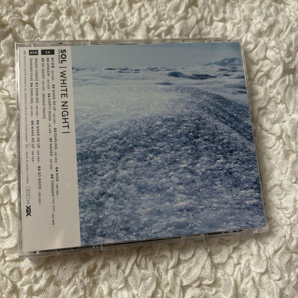 [USED] SOL(from BIGBANG)WHITE NIGHT CD+DVD First Press Limited Edition