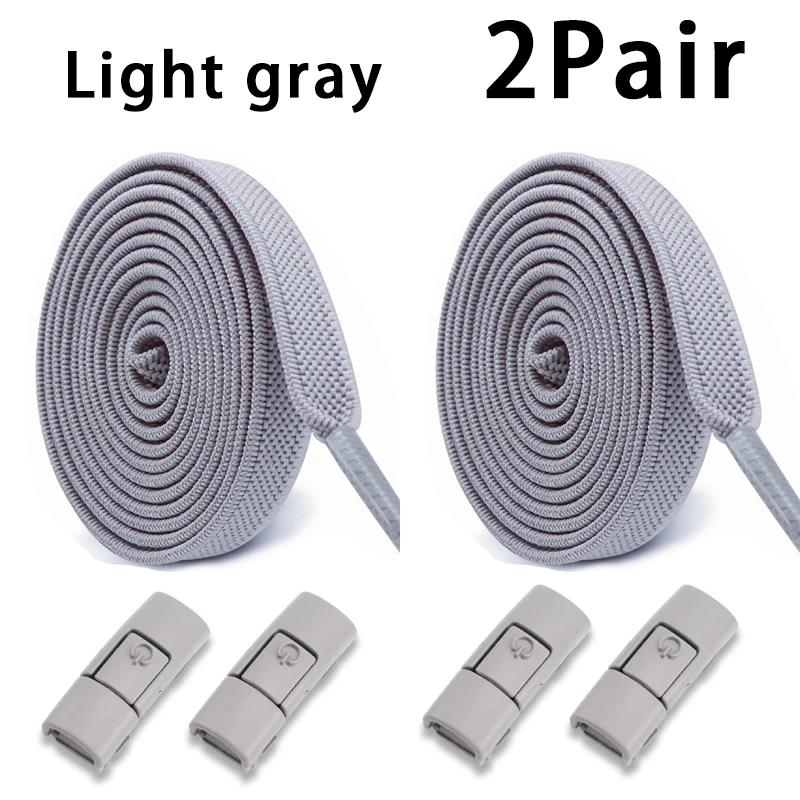 1Pair/2Pair Elastic Laces Sneakers Tennis No Tie Shoe Laces Lock Shoelaces Without Ties Kids Adult Shoelace Shoes Accessories
