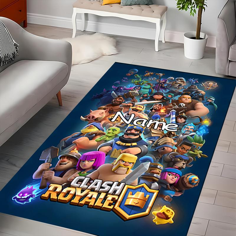 Custom Personalization Clash Royale Area Rug - Perfect For Kitchen, Bathroom,Laundry Room Decor Large Size Available,Gift All Seasons