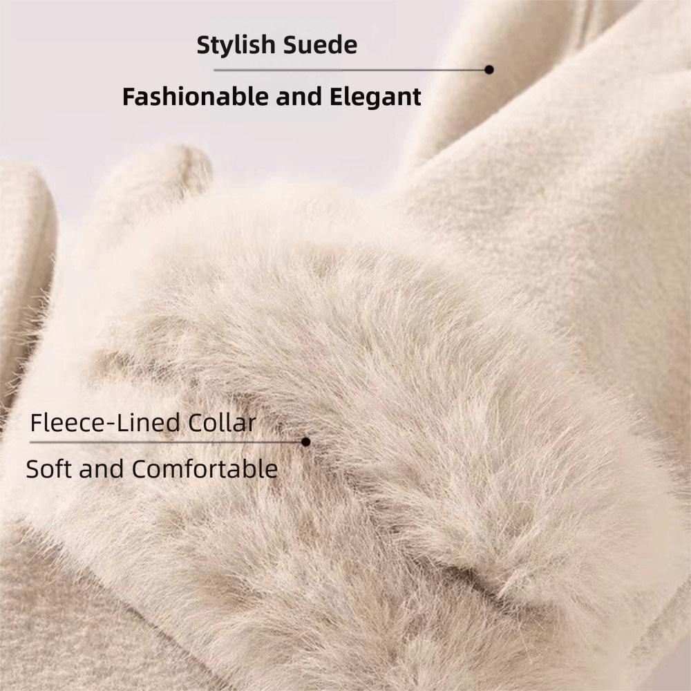 Keep Warm Women Gloves Touchable Screen Full Finger Gloves New Winter Gloves  Cycling Driving