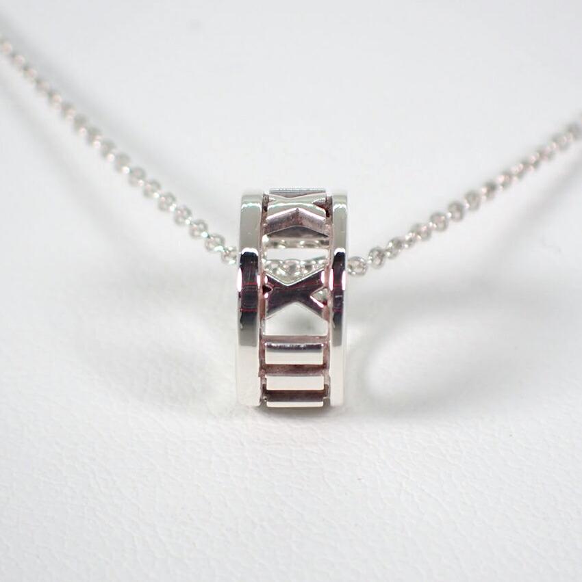 [Pre-owned] TIFFANY/Tiffany 925 Open Atlas Pendant/Necklace/j77-7