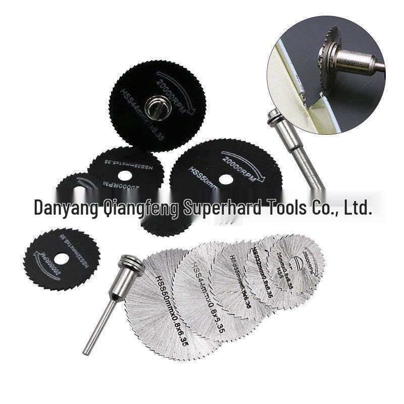 HSS High-Speed Steel Grout Saw Blade Set: Mini Woodworking Thin Cutting Blade for Electric Grinder, Drill, and Circular Saw.