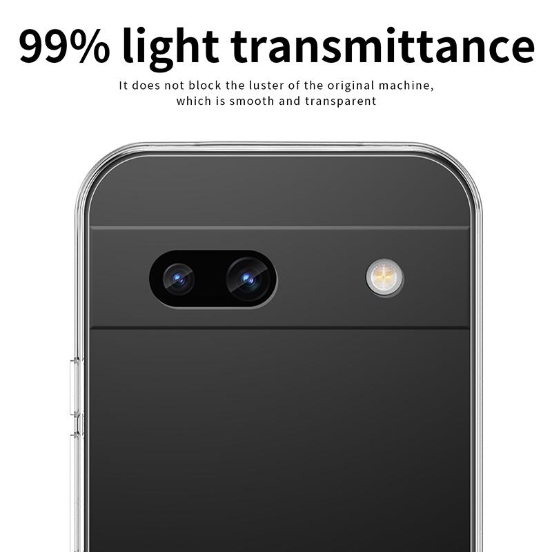 MOFI Clear Phone Case for Google Pixel 8a Anti-Scratch Cover TPU Phone Shell