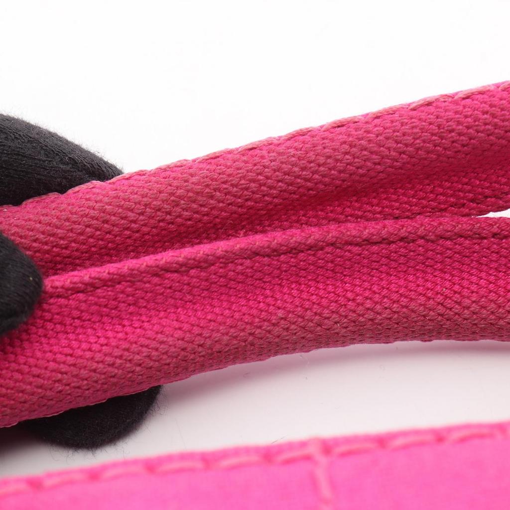 Used PRADA CANAPA Canapa Handbag Canvas Pink Used Women