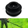 Black Trimmer Head Dual Line Trimmer Feed For Brushcutter Head Manual Parts Replace Practical Brand New Convenience