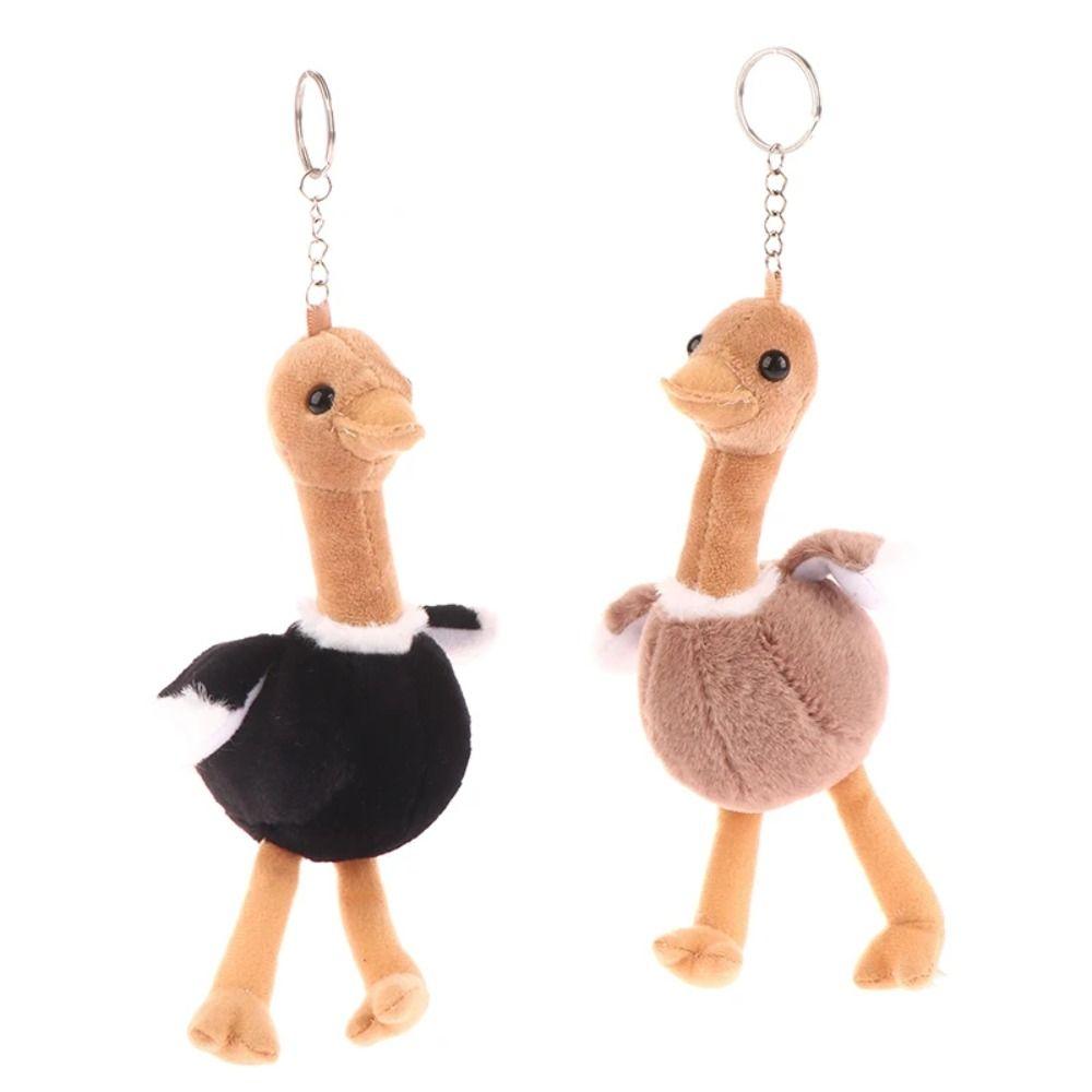 Cartoon Plush Ostrich Toy Simulation Ostrich Cartoon Lifelike Pendant  Gift
