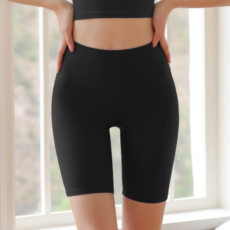 

OEING Women s 3/4 Length Yoga Cycling Shorts (2-Pack)