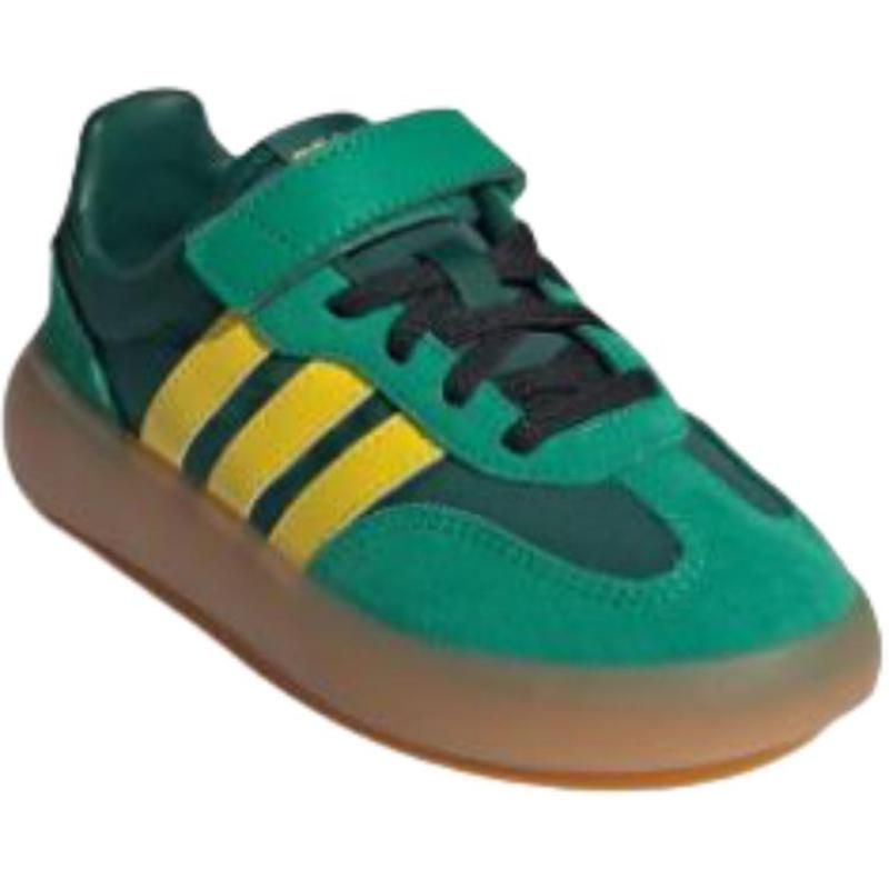 adidas BARREDA DECODE Abrasion Resistant Low Top Kids' Skateboarding Shoes Green Yellow Kids' Sneakers JQ8848