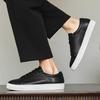 Extra large size men's shoes spring 2025 new trend board shoes British style color polishing casual shoes soft sole white shoes men