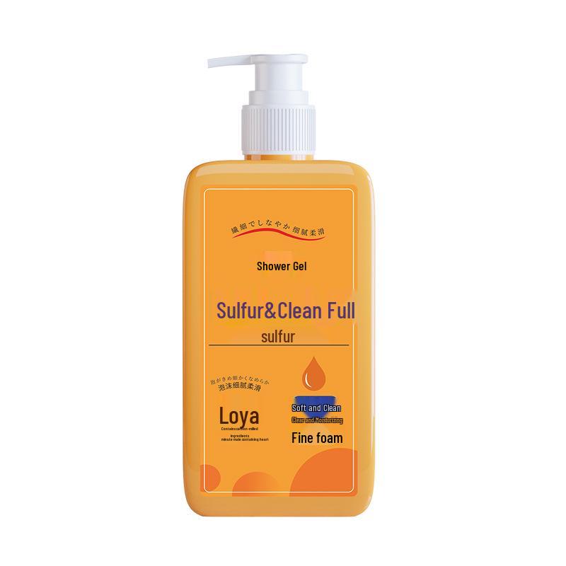 Гель-душ Luo Ya Серный Очищающий и Ухаживающий