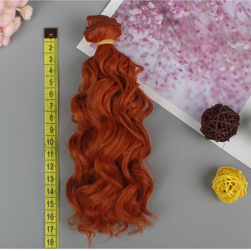 Hot Sale 1/6 1/4 1/3 Doll Hair Curly Wigs Mini Tresses High-Temperature Screw Periwig Toy Doll Accessory Kids Gifts
