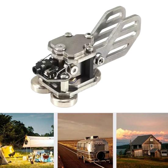 

Двойные регулируемые кнопки, мини-клавиша CW, регулируемое расстояние, переключение влево и вправо, 3,5 мм, стандартный стереофонический автоматический телеграфный ключ из нержавеющей стали 1