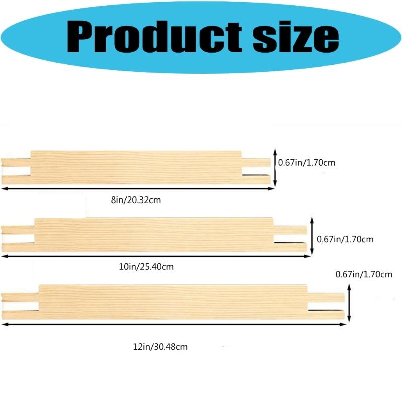 Assorted Size Embroidery Hoop Wood Stitching Frames Easy to Assemble For Enthusiasts Needlework Hand Stitching Sewing