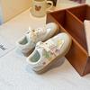Children's Embroider Fashion Low Top Casual Sports Shoes Autumn New Girls' Comfortable Versatile Non Slip Lace Up Sneakers