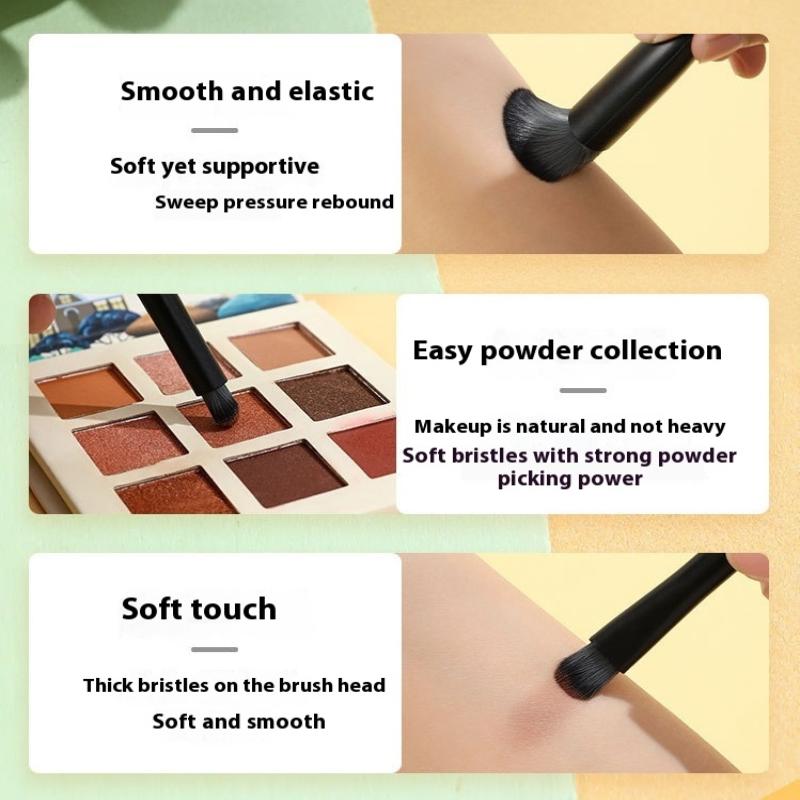 6 Stück Mini Reise-Make-up-Pinsel Set Mit Spiegel Katze Aufbewahrungsbox Reise-Make-up-Pinsel Set Kosmetikpuder Rouge Verblendungsbürsten