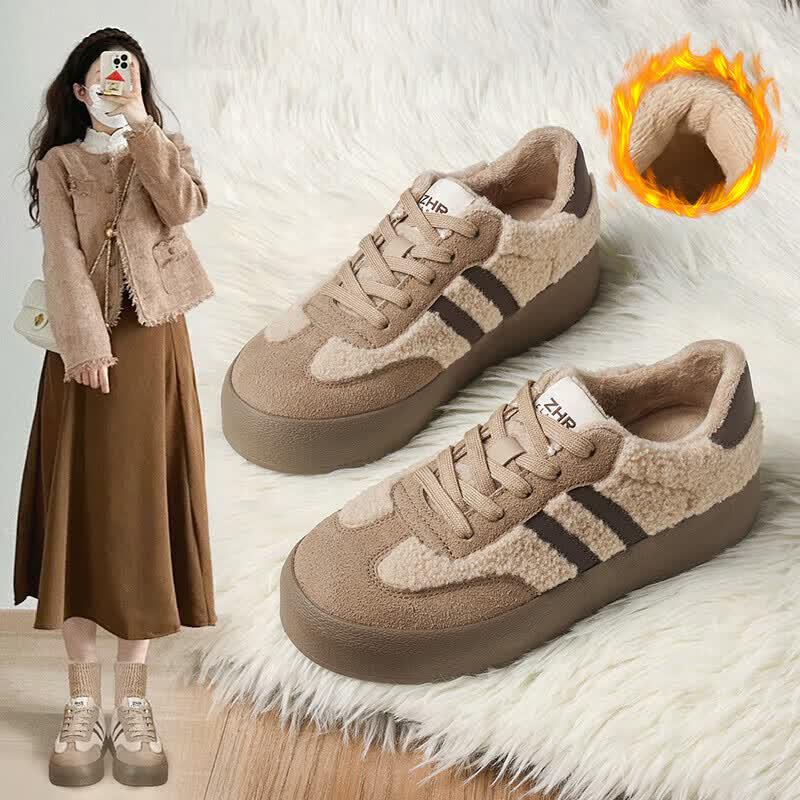 Women s Fleece-Lined German Trainer Shoes 40