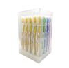 20-Piece Soft Bristle Toothbrush Set with Plastic Travel Case for Adults