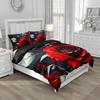Red Roses Duvet Cover Set Queen Size King Full 3D Bedding Sets Flower Pillowcase Quilt/Comforter Cover sets Linens Bed 140x200