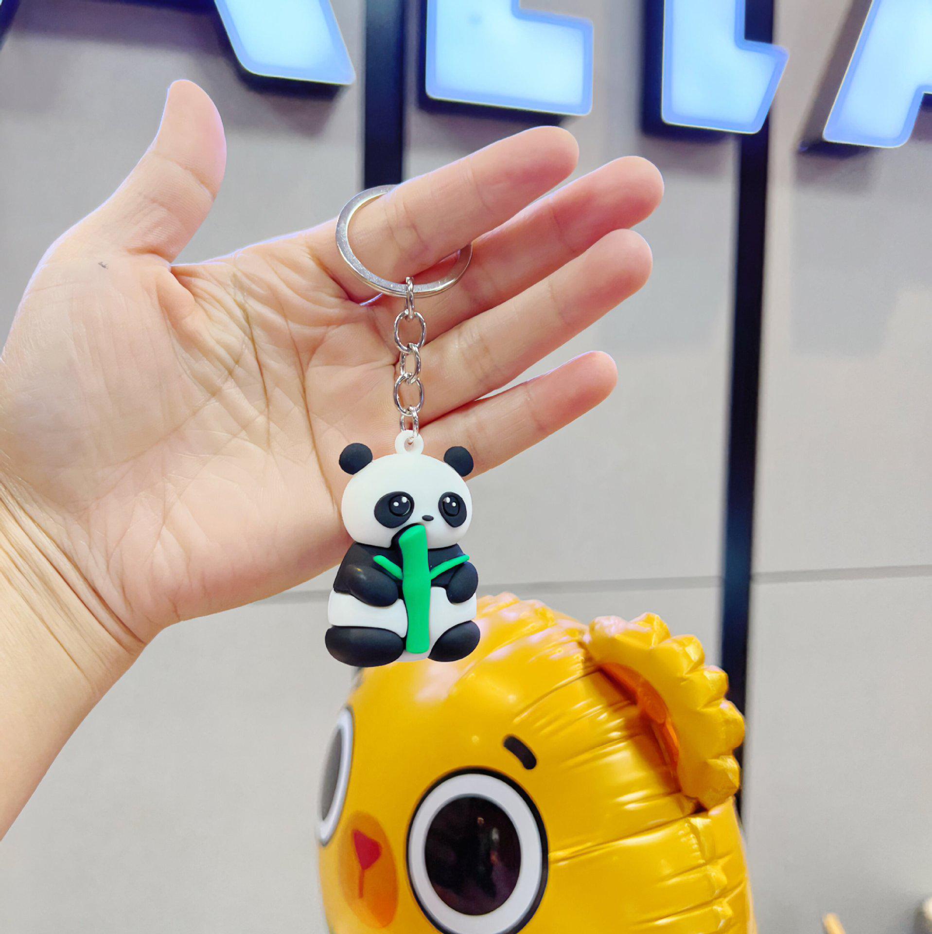 

Handpicked Cute Red Panda Keychain Pendant