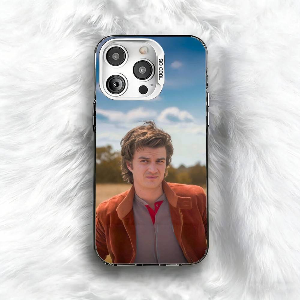 S-Steve H-Harrington   Phone Case For iPhone 16 17 15 14 12 13 Pro Max Black Color Shockproof Cover
