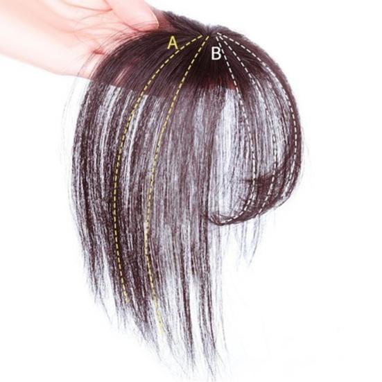 Talos Fashion 3D Air Fringe Ultradünnes, nahtloses Fake-Bang-Perücke-Haarverlängerungs-Haarteil