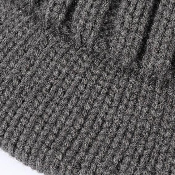 WTEMPO Cold-proof Windproof Outdoor Knitted Baseball Hats Men's Solid Color Thick Winter Soft Warm Woolen Hats