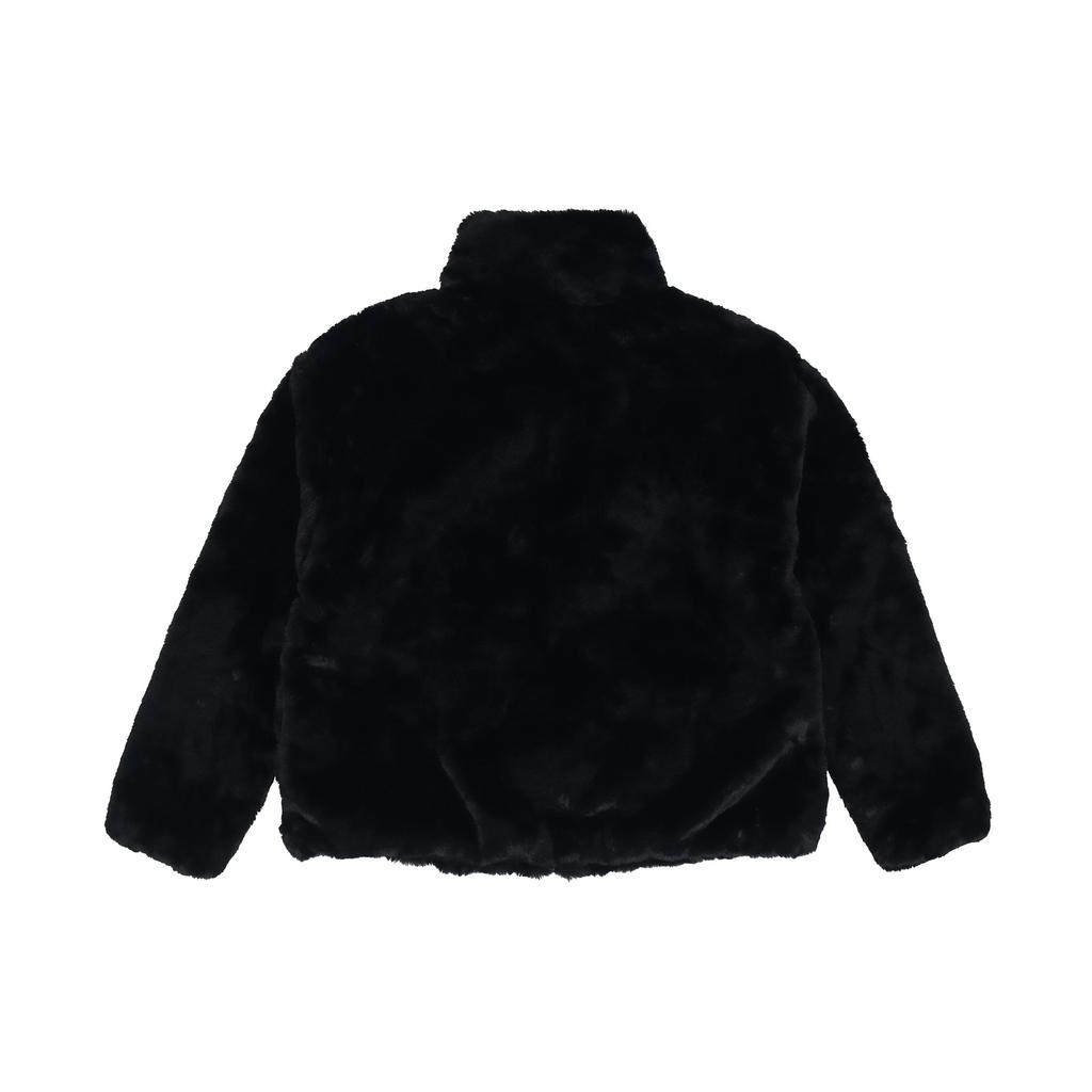 Nike Womens Oversized Swoosh Logo Jacket (Asia Sizing) Black Fossil Women Streetwear DO3792-010