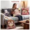 Anime Medalist Cushion Cover 1Pcs Decorative Covers Soft Cushion Case For Sofa Couch Decor 40X40 45X45 Pillowcases