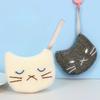 2Pcs cute cat shape kitchen cleaning sponge - durable natural sponge material