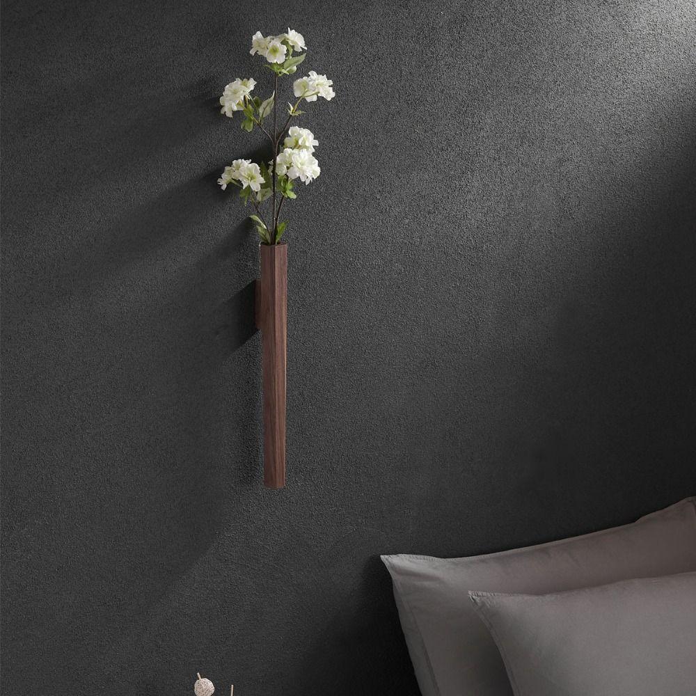 Multi-functional Wooden Vase Wall-mounted Wall Decoration Plant Hydroponic Flowerpot Flower Vessels Home