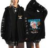 Japanese Anime ONE PIECE Hoodies Men Kawaii Harajuku Manga Graphic Zipper Coats Monkey D. Luffy Printed Streetwear Sweatshirts Unisex Pullovers Tops