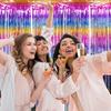 Glamorous Vibrant 2m Gradient Rain Curtain Perfect For Wedding Decor And Holiday Celebrations