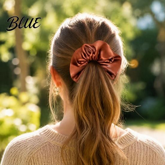 Versatile Hair Accessories for Commuting Satin Scrunchies High Elasticity Ties Women Girls Non Slip Band Comfortable Bands Long Wear Solid