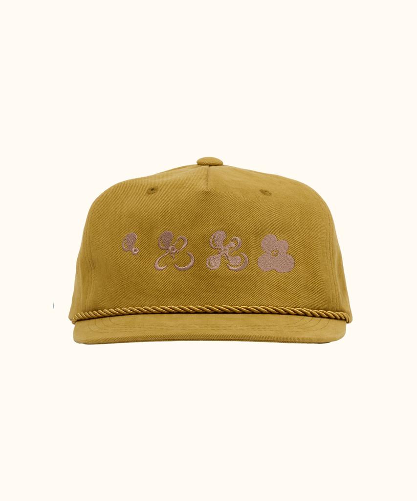 Kkotte Blossom Journey Rope Cap (Mustard)
