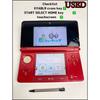 Nintendo 3DS CTR-001[JP Region Locked] (Flare Red , Pink, Blue ,Yellow,Black, White) &  Charger Stylus, Tested Fully Working)