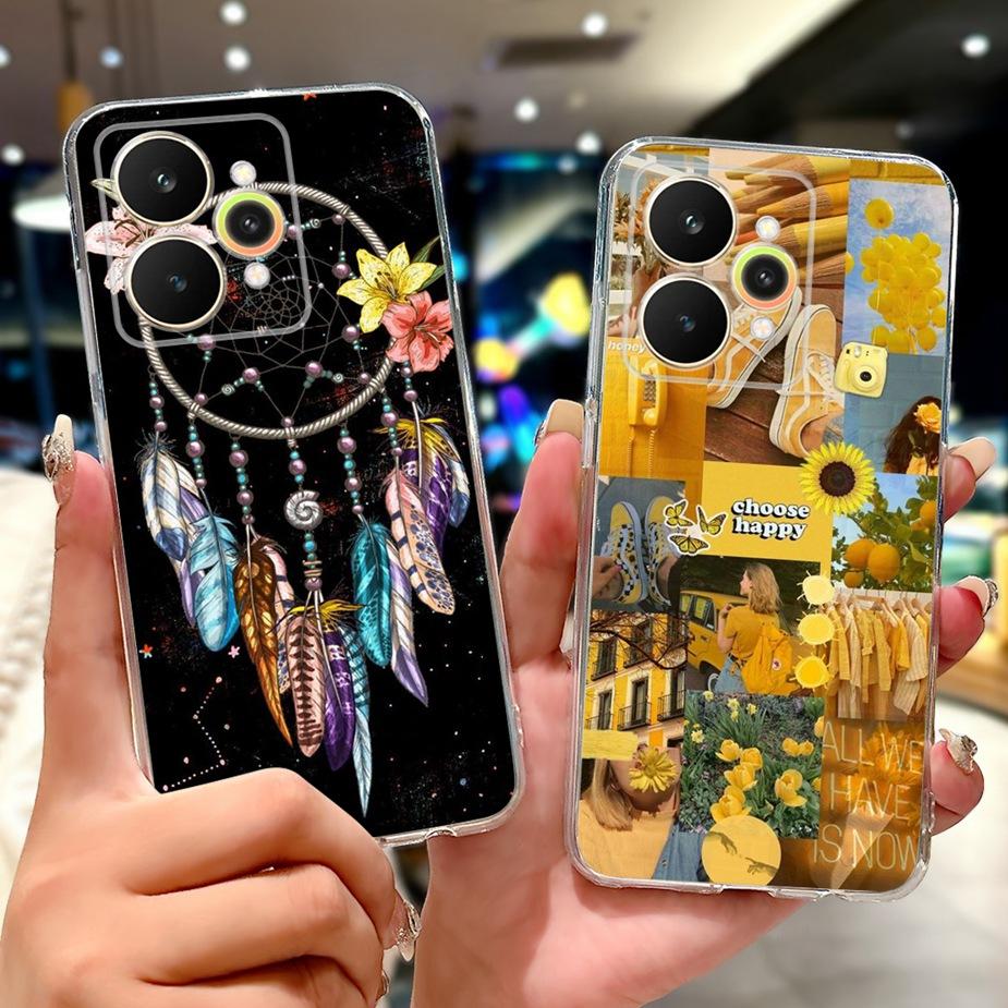 For Realme 15 Case Realme15 Pro RMX5101 Luxury Fashion Painted Cover Soft Slim Phone Case For Realme 15 Pro 5G Back Cover Bumper