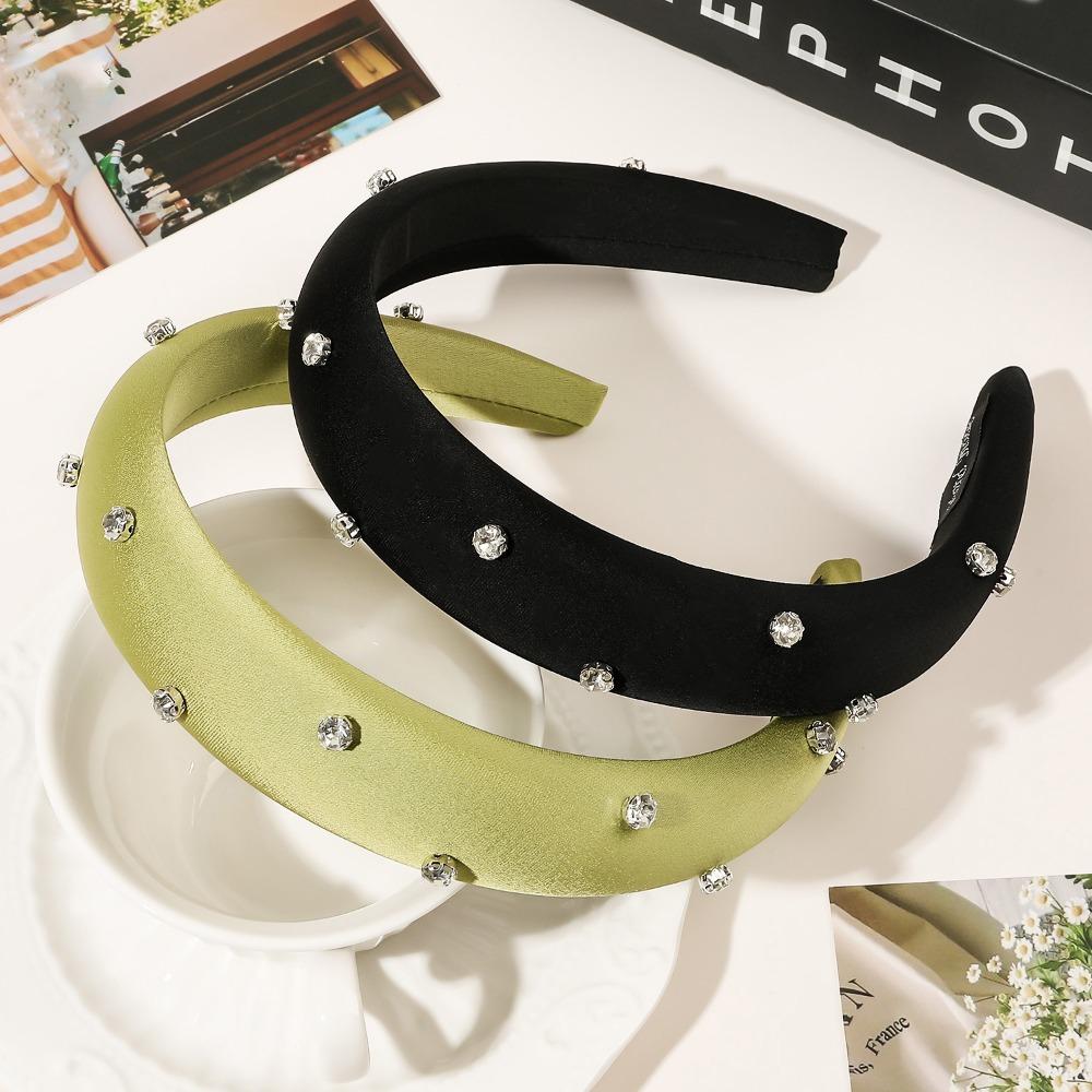 Water Diamond Sponge Hair Hoop Sparkling Korean Hairband Wash Face Headband  High End Headwear