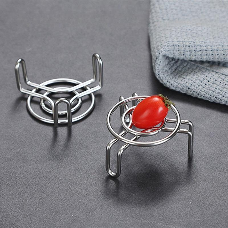 Ultra Mini Steaming Rack, Small Stainless Steel Height and Height, Small Leg Rack,Health Pot Thermos Cup, Small Pot Rack