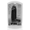 RealRock - Extra thin realistic dildo with testicles 20.3 cm