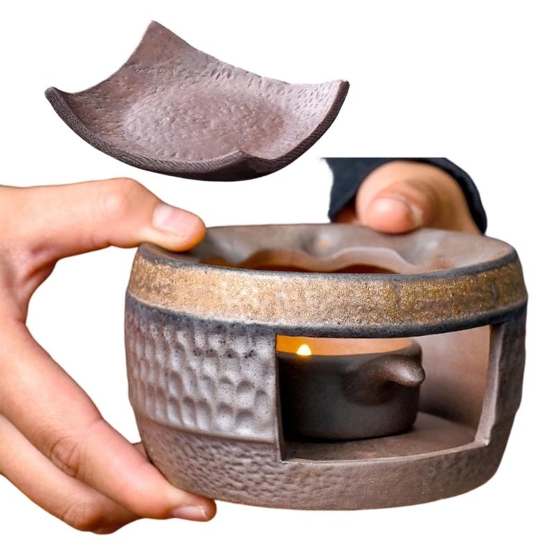 

1 Set Teas Stove Candle Insulation Teapot Stand Teas Light Candle Holder Aromatherapys Oil Burners Essential Oil Burners